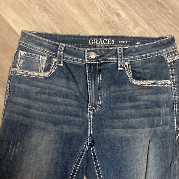 Grace in LA Western Bootcut Jeans - Picture 3 of 6